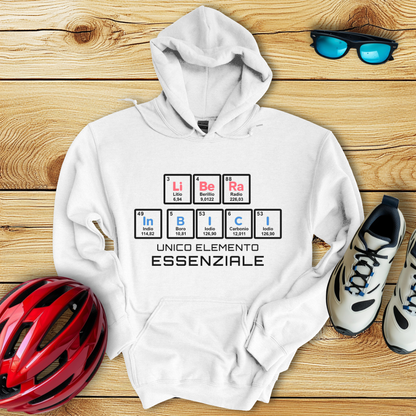 Libera In Bici Unico Elemento Essenziale Donna Felpa Con Cappuccio