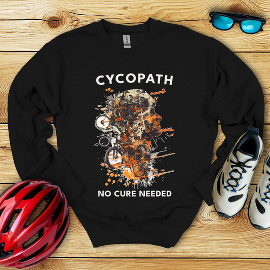 Cycopath No Cure Needed Man Felpa
