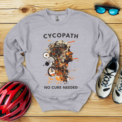 Cycopath No Cure Needed Man Felpa