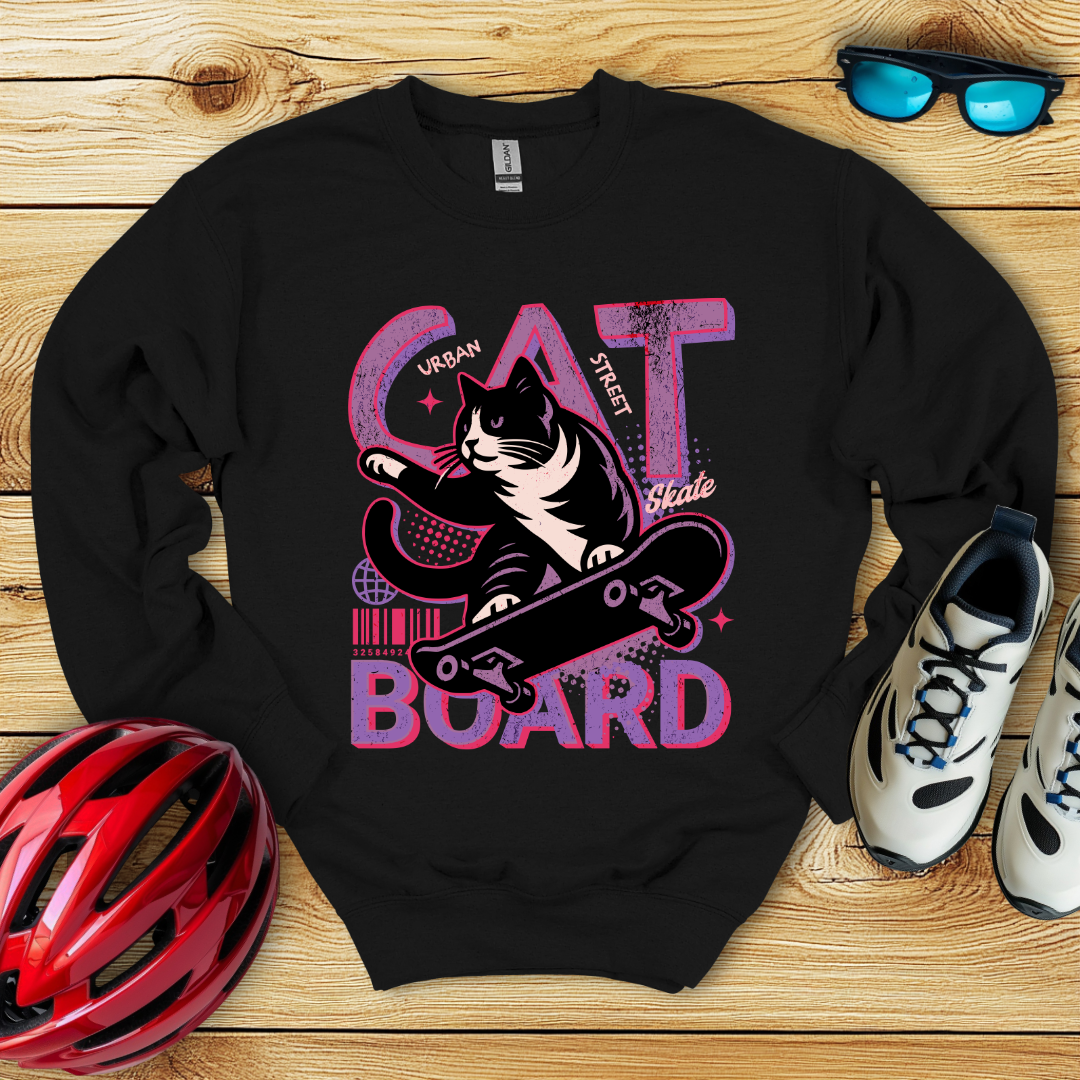 Cat Board Viola Felpa