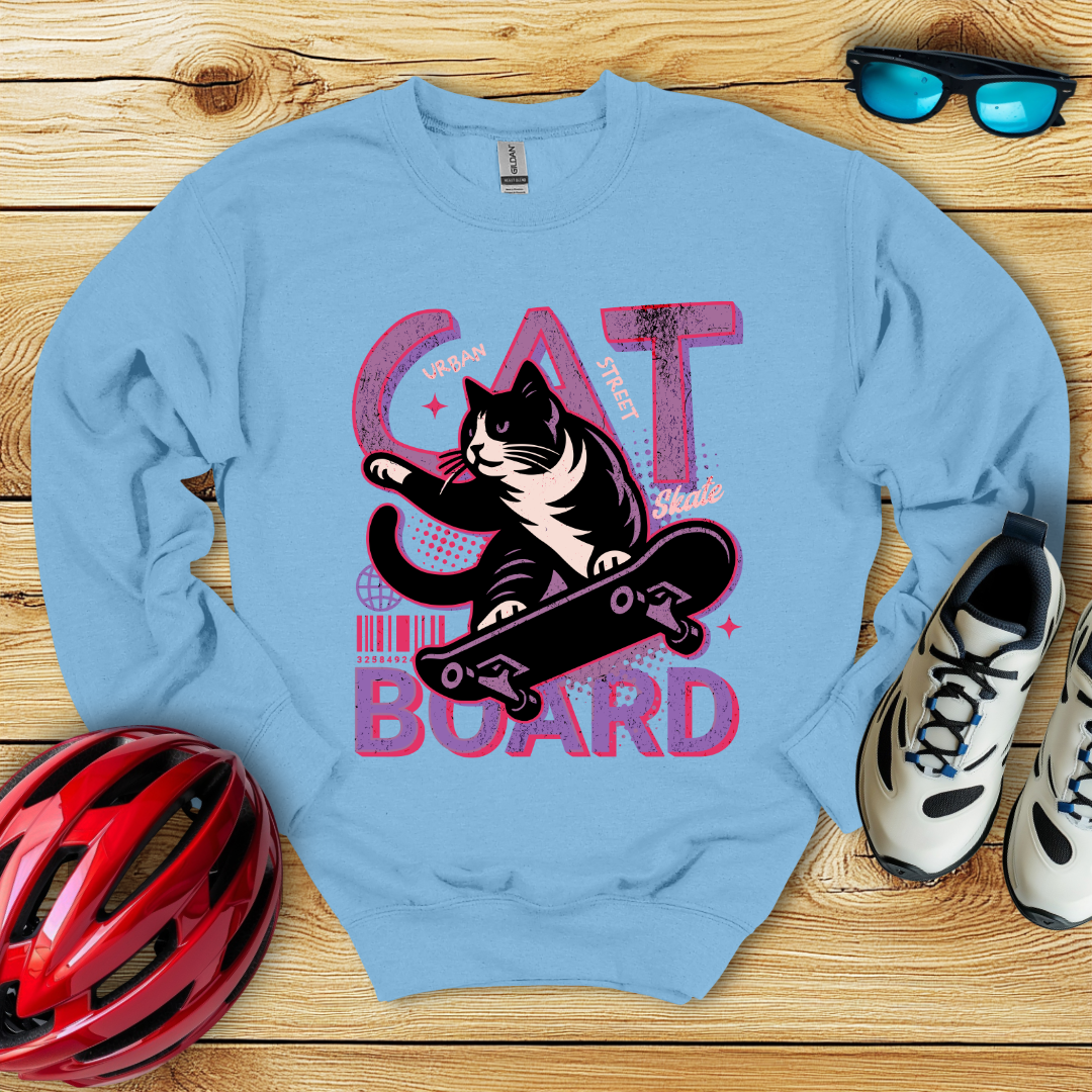 Cat Board Viola Felpa