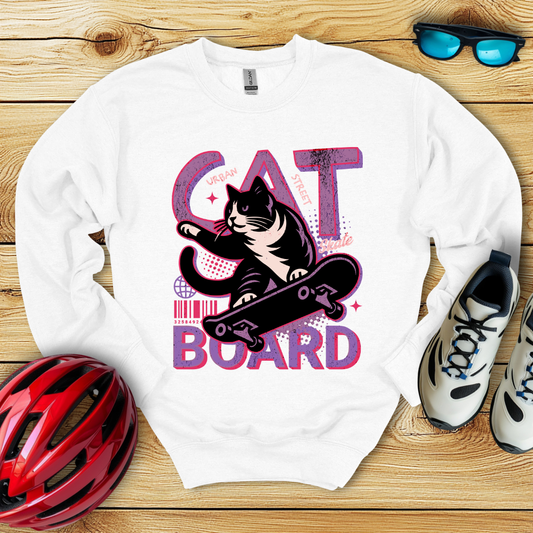 Cat Board Viola Felpa