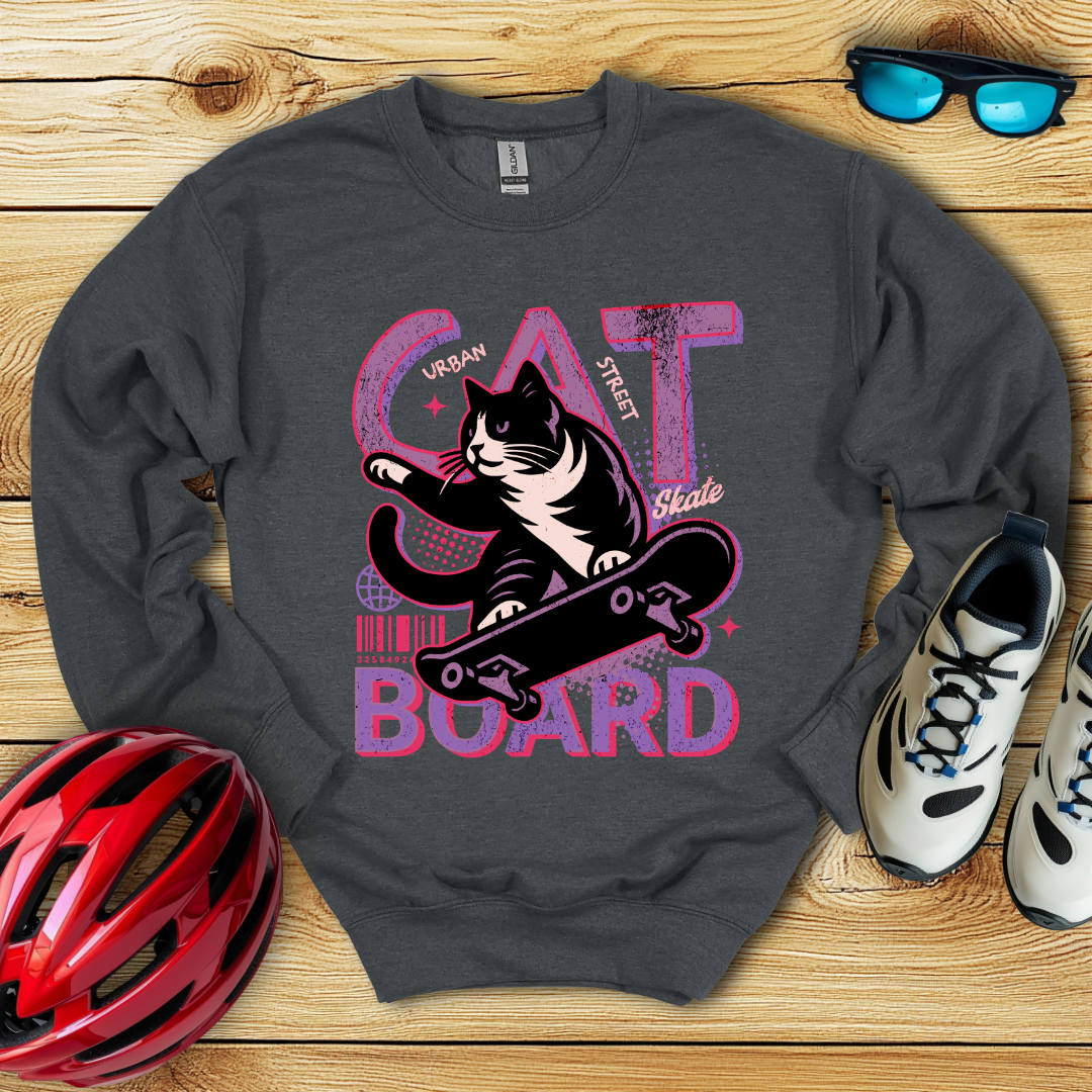 Cat Board Viola Felpa