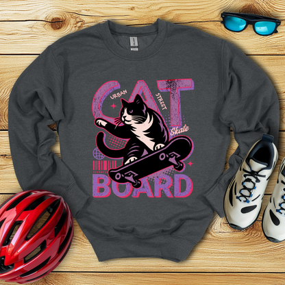Cat Board Viola Felpa