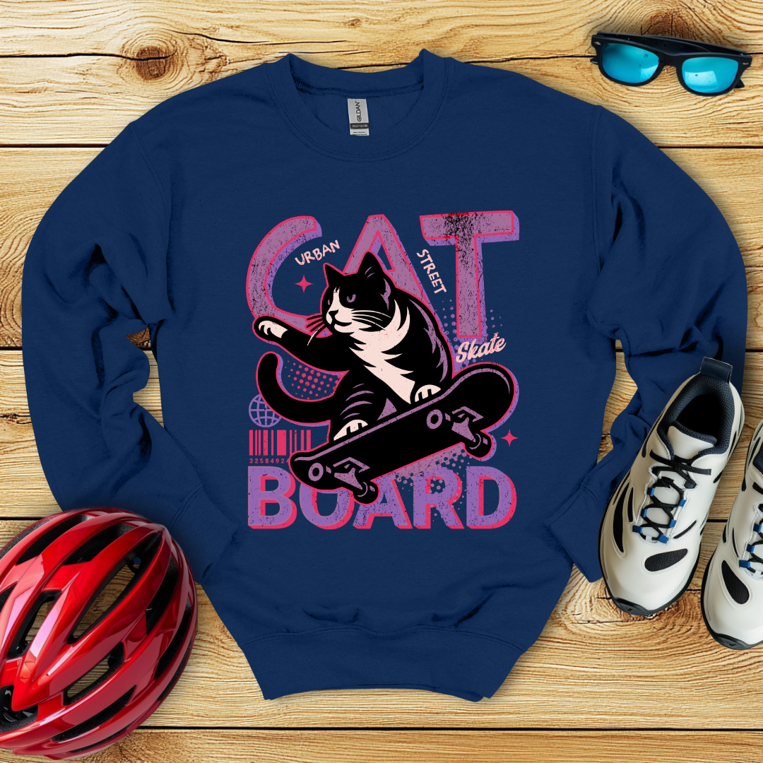 Cat Board Viola Felpa