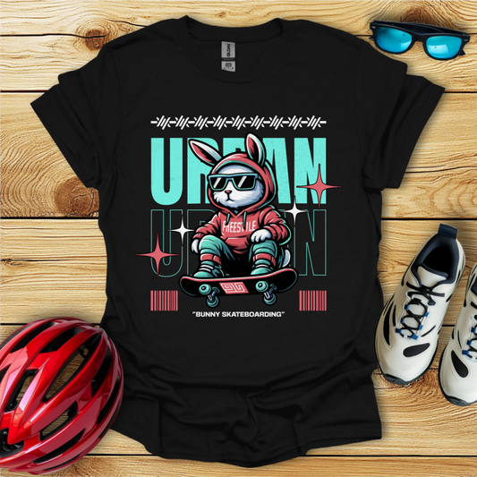 Bunny Skateboarding T-Shirt
