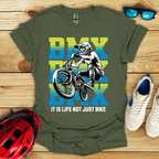 It Is Life Not Just Bike Lime T-Shirt
