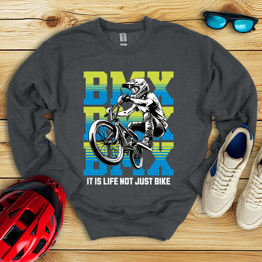 It Is Life Not Just Bike Lime Felpa