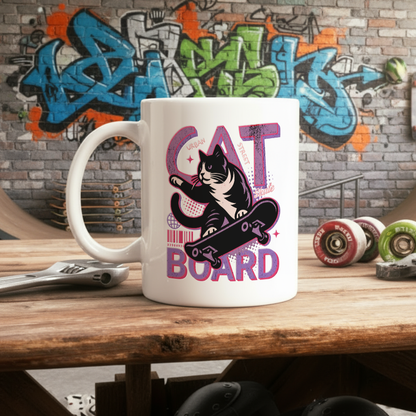 Cat Board Viola Tazza