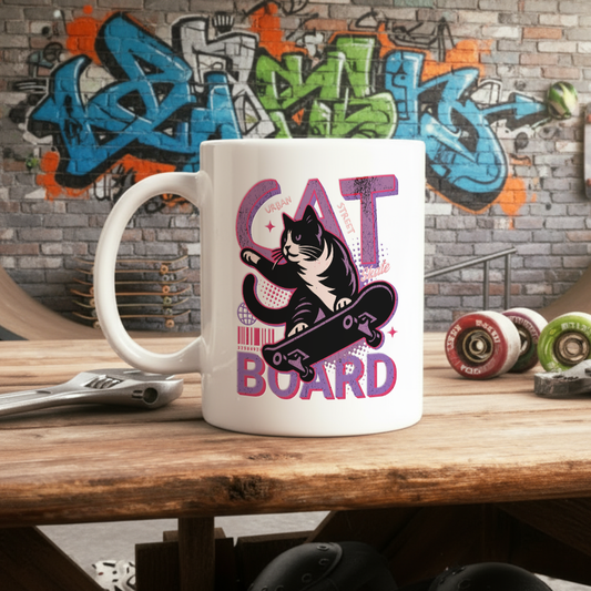 Cat Board Viola Tazza