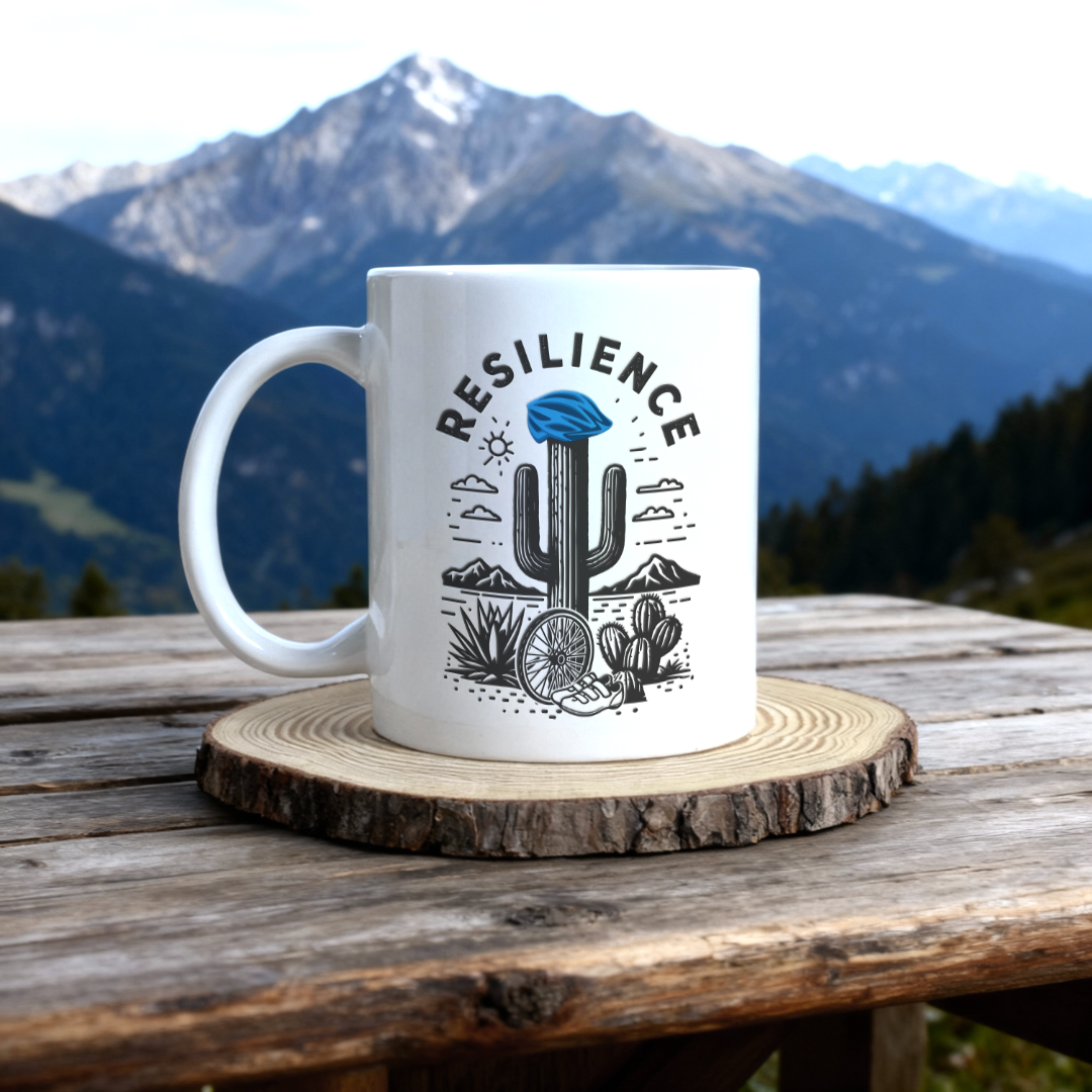 Resilience Cactus White Mug