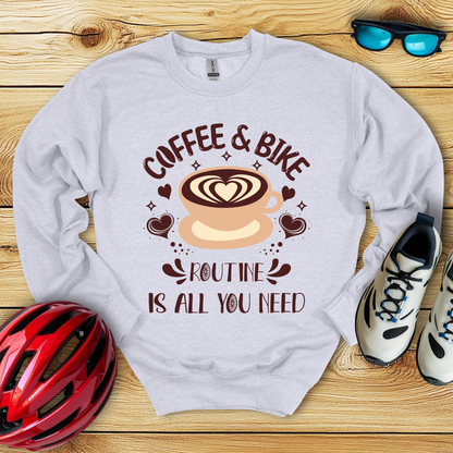 Coffee & Bike Routine Is All You Need Felpa