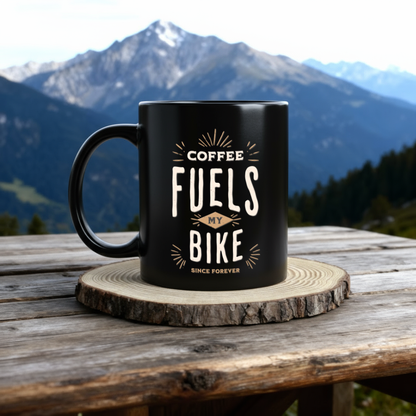 Coffee Fuels My Bike Tazza Nera