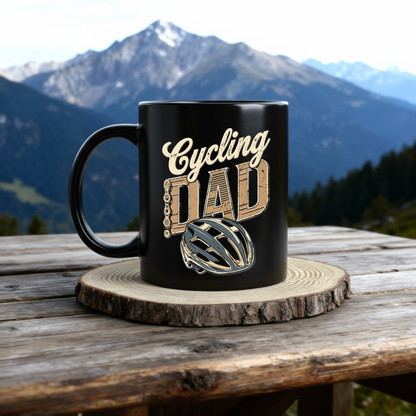 Cycling Dad Tazza Nera