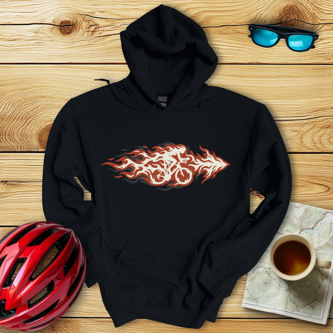 Fire Cyclist Hoodie
