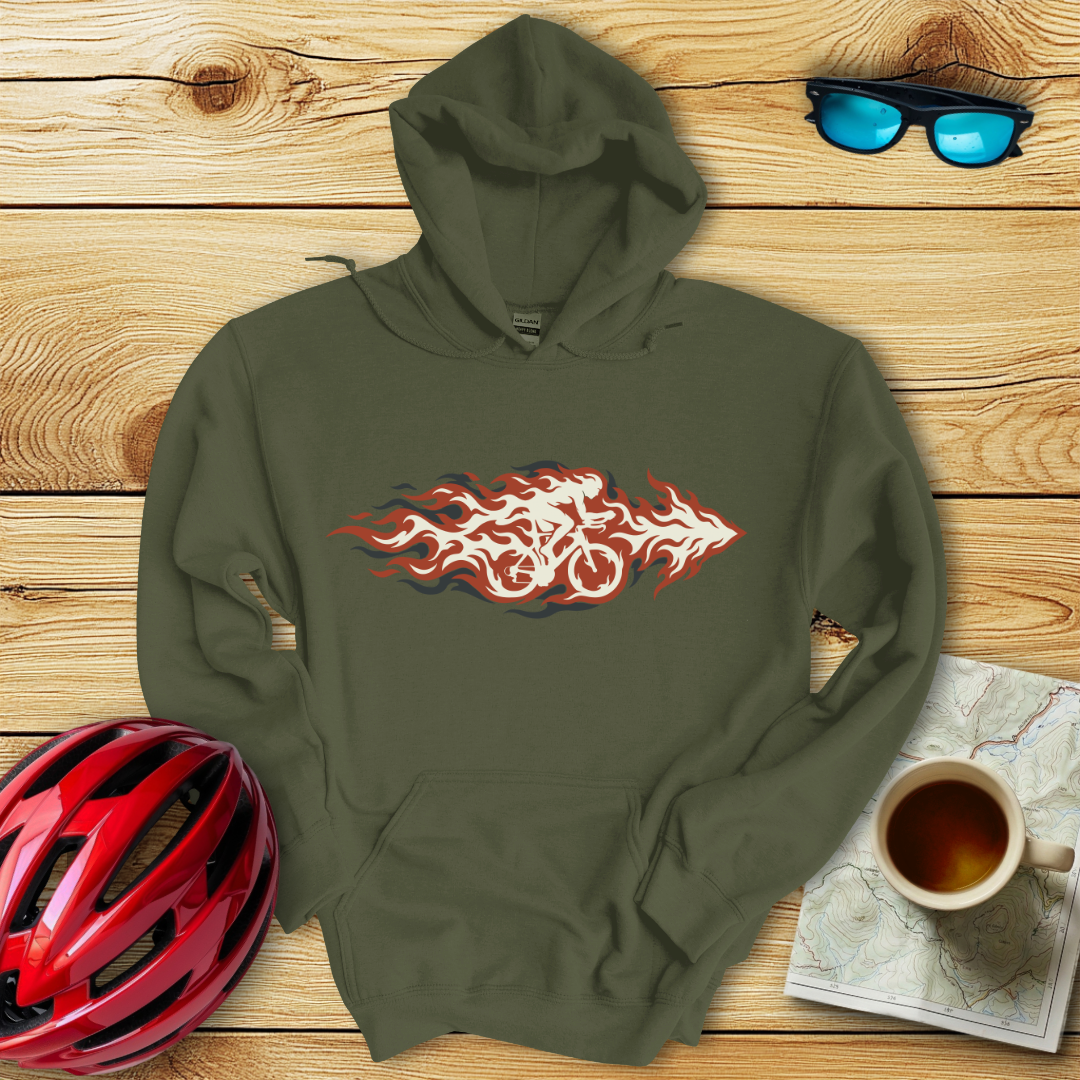 Fire Cyclist Hoodie