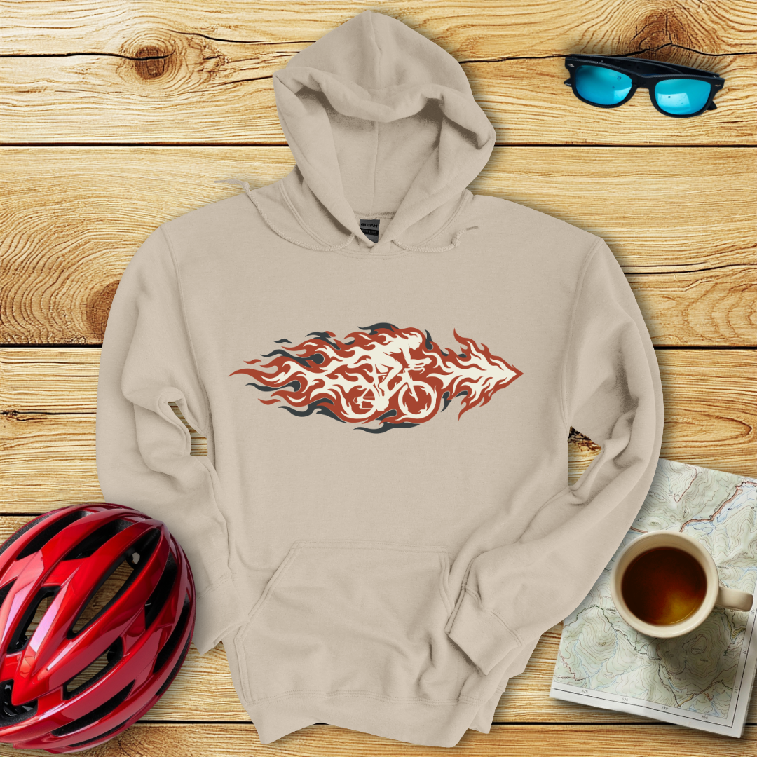 Fire Cyclist Hoodie