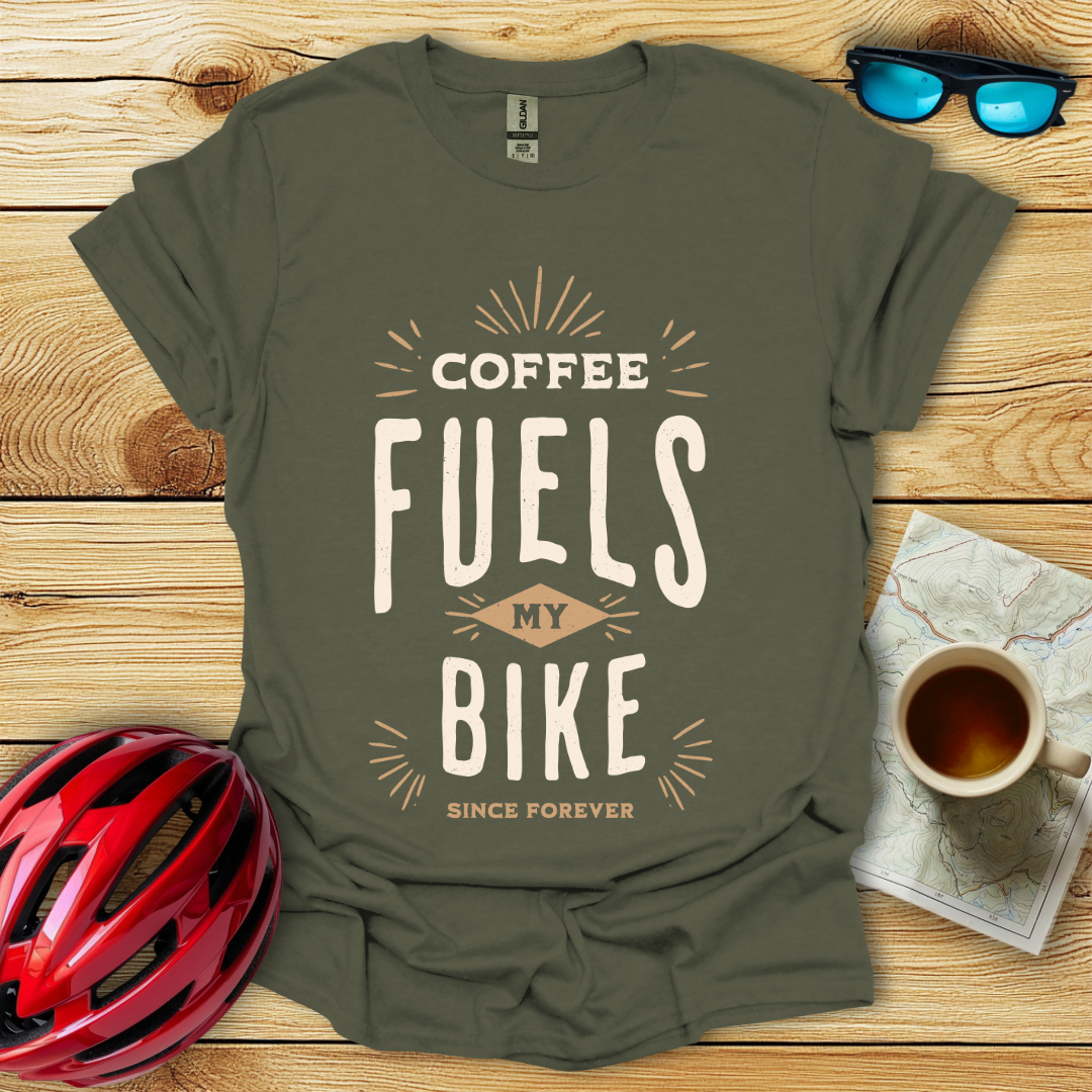 Coffee Fuels My Bike T-Shirt