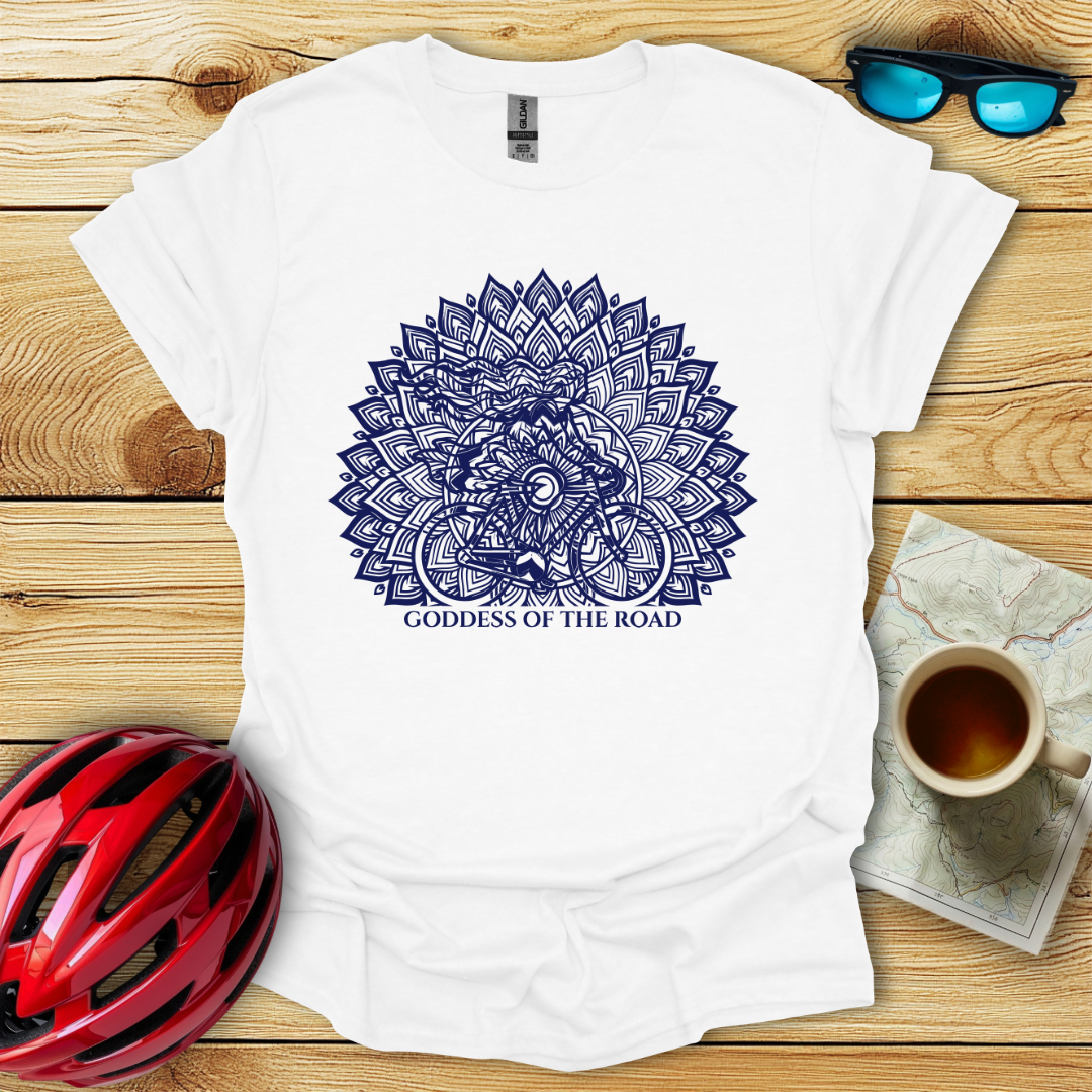 Goddess Of The Road Monochrome T-Shirt