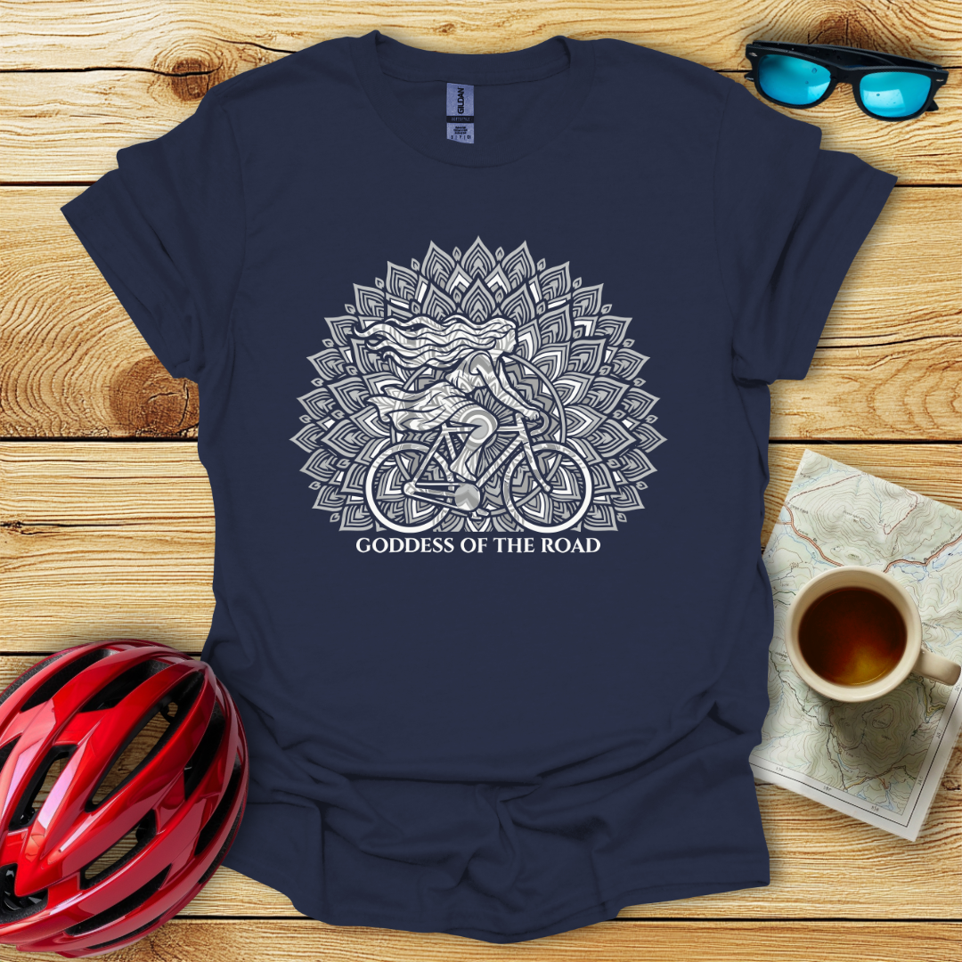 Goddess Of The Road Monochrome T-Shirt