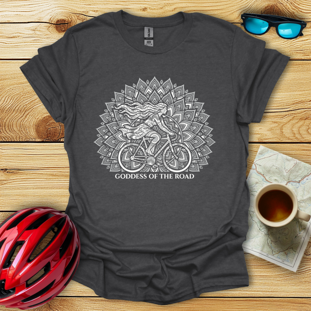 Goddess Of The Road Monochrome T-Shirt