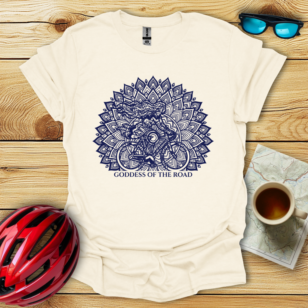 Goddess Of The Road Monochrome T-Shirt