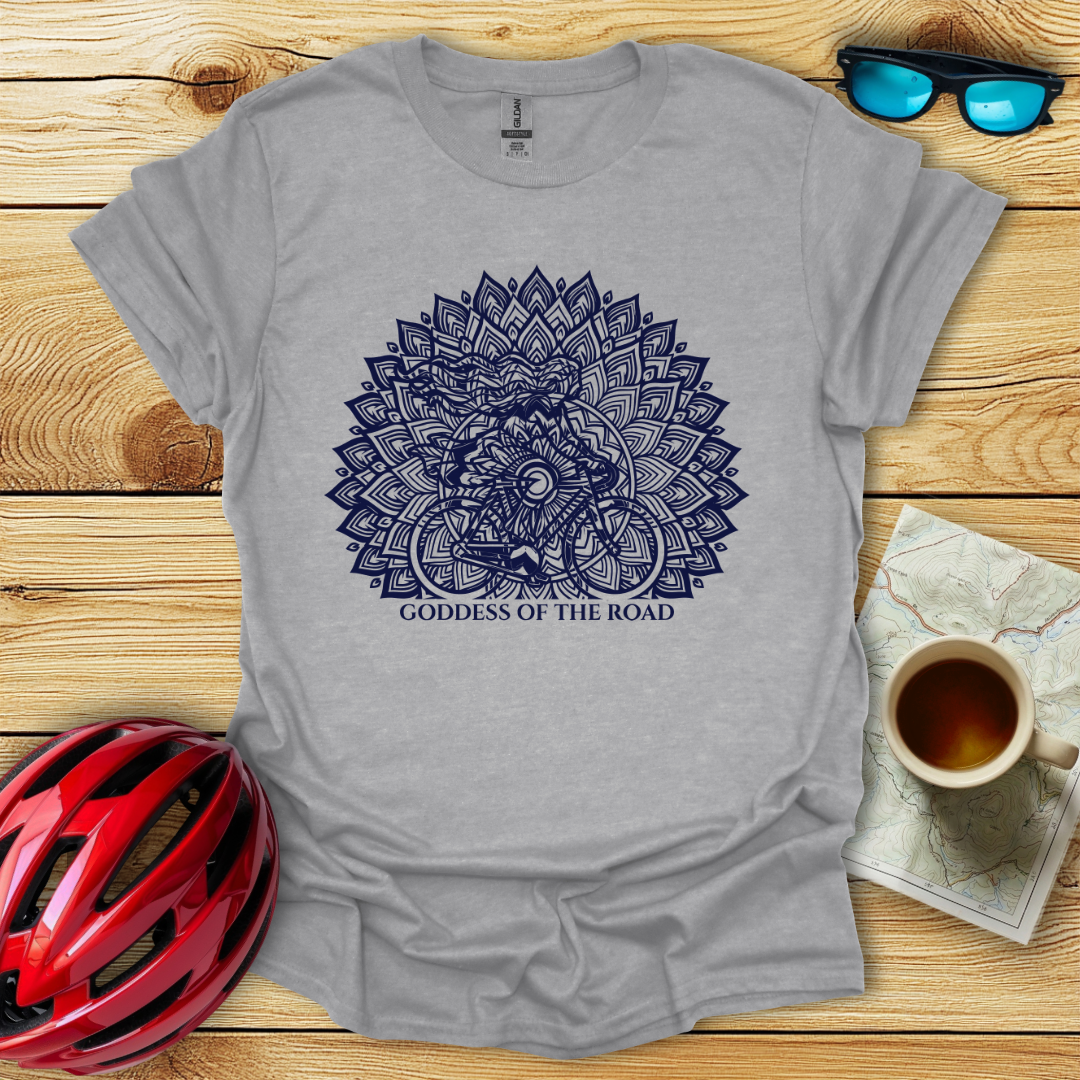 Goddess Of The Road Monochrome T-Shirt