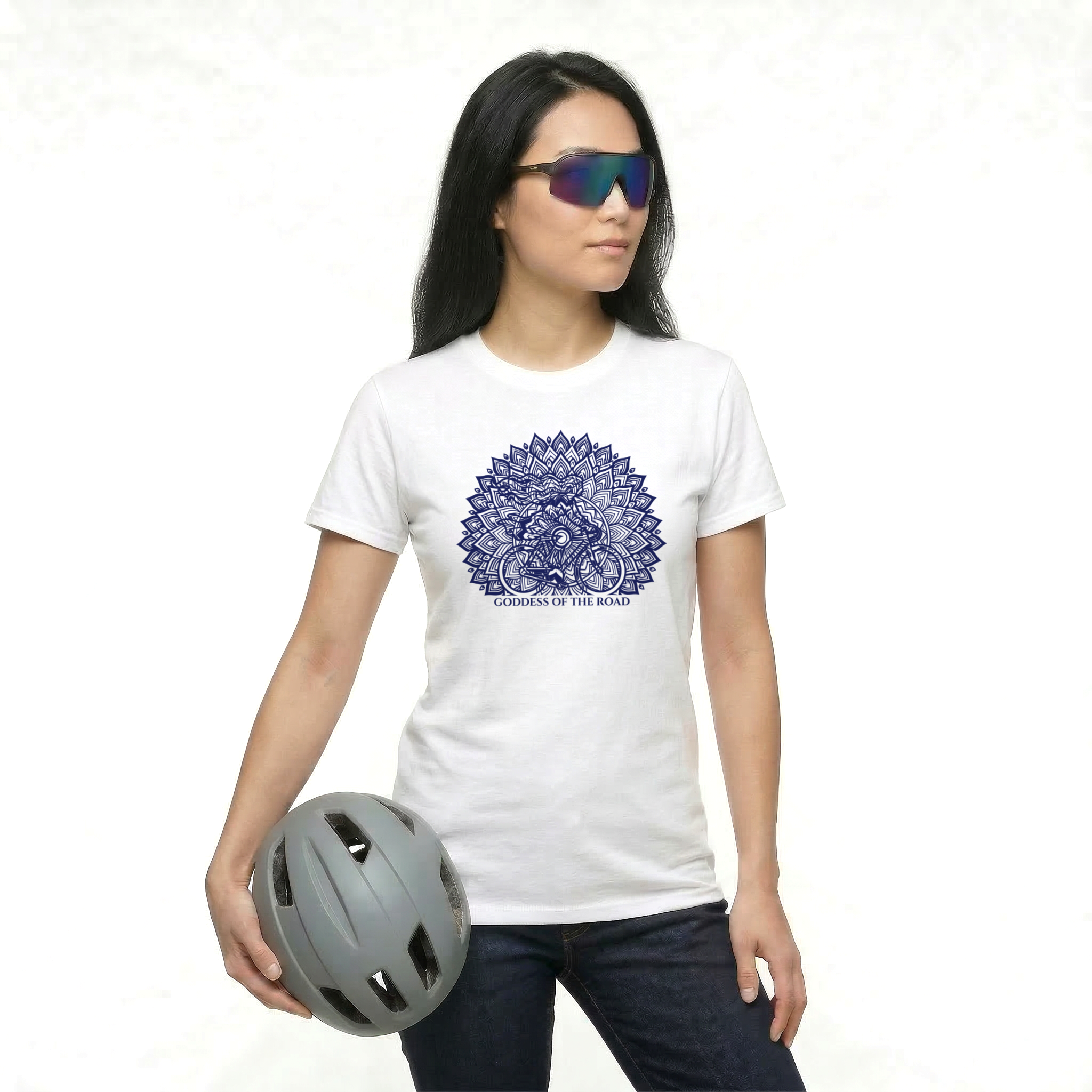 Goddess Of The Road Monochrome T-Shirt