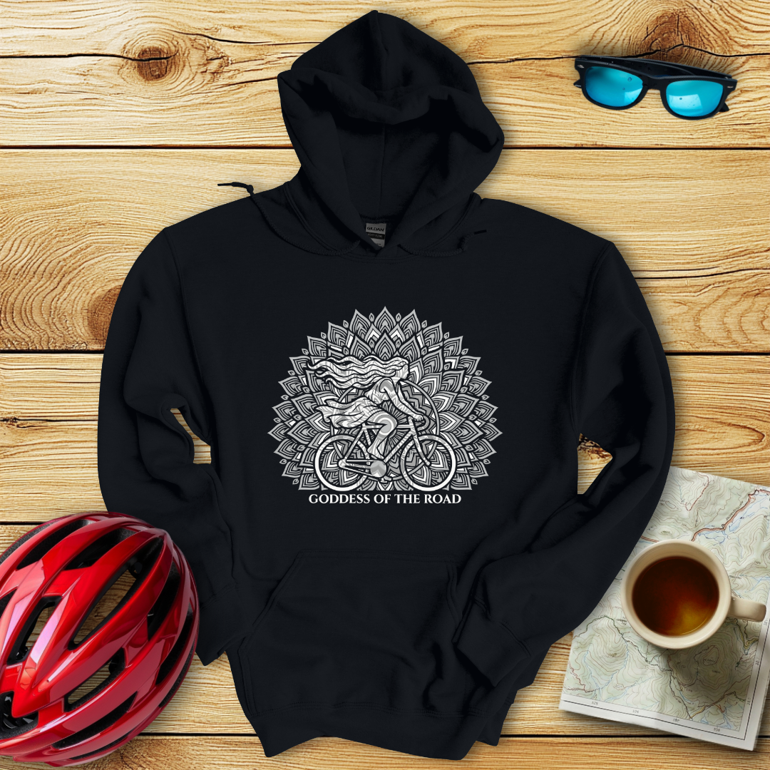 Goddess Of The Road Monochrome Hoodie
