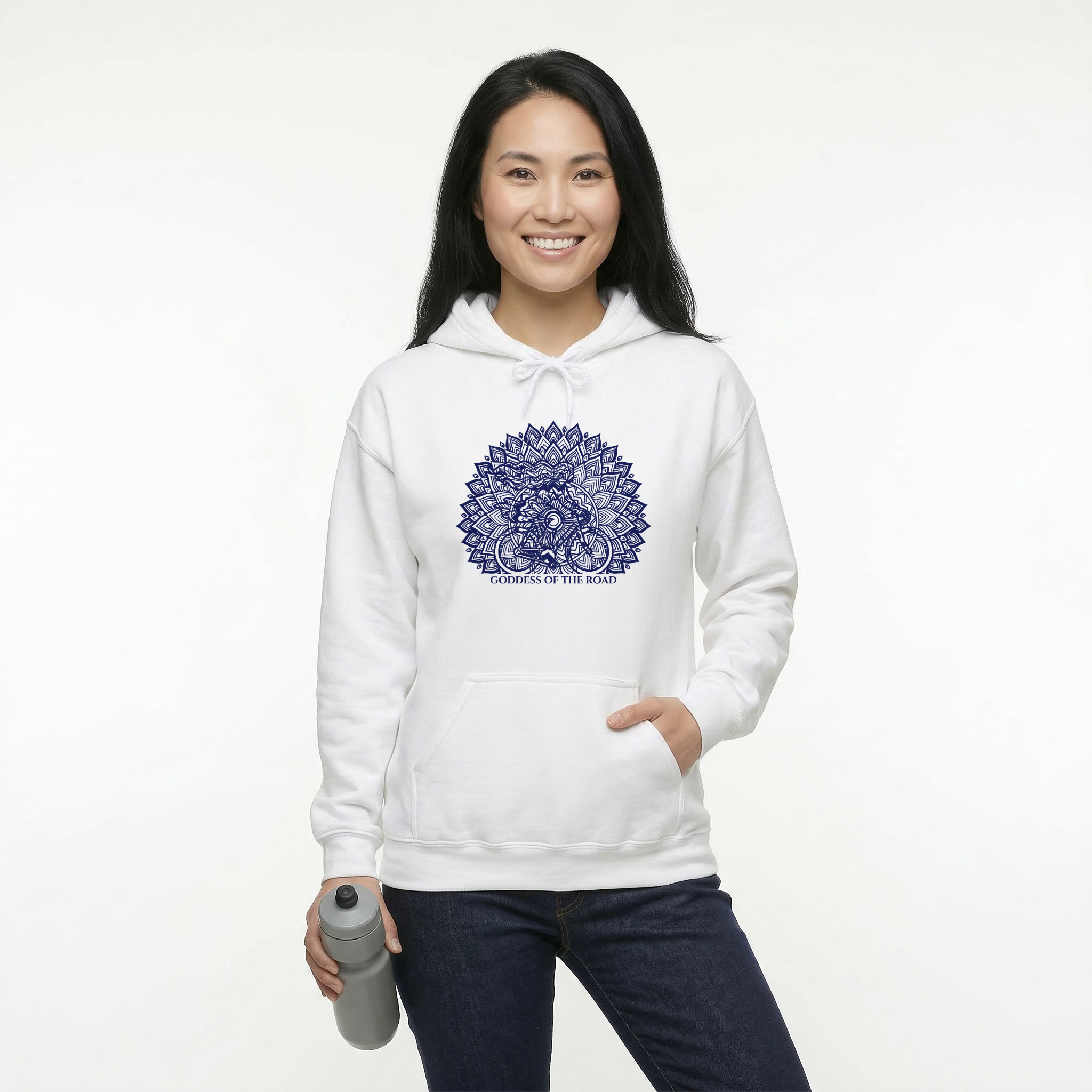 Goddess Of The Road Monochrome Hoodie