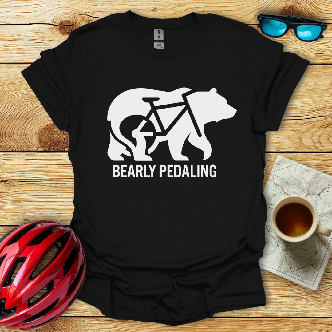 Bearly Pedaling T-Shirt