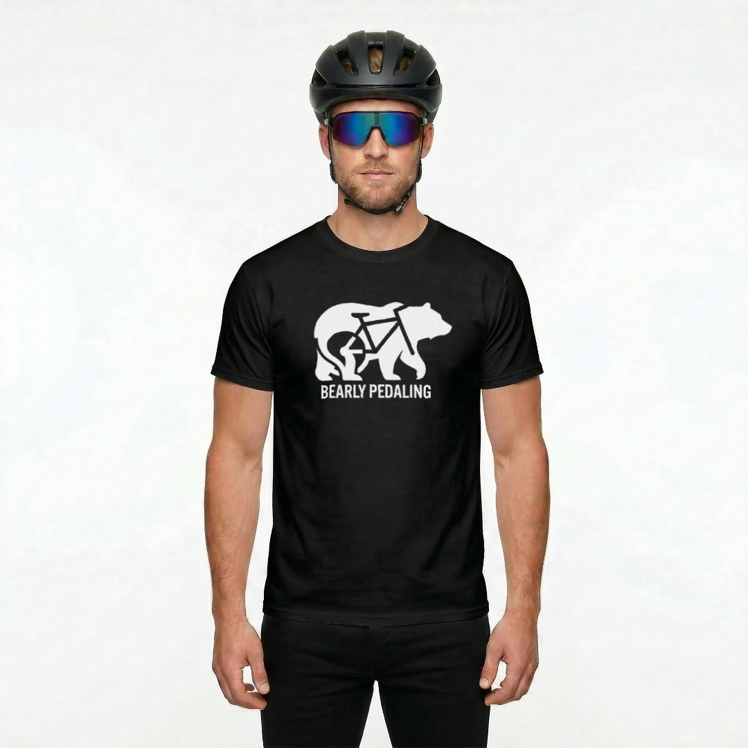 Bearly Pedaling T-Shirt