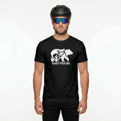 Bearly Pedaling T-Shirt