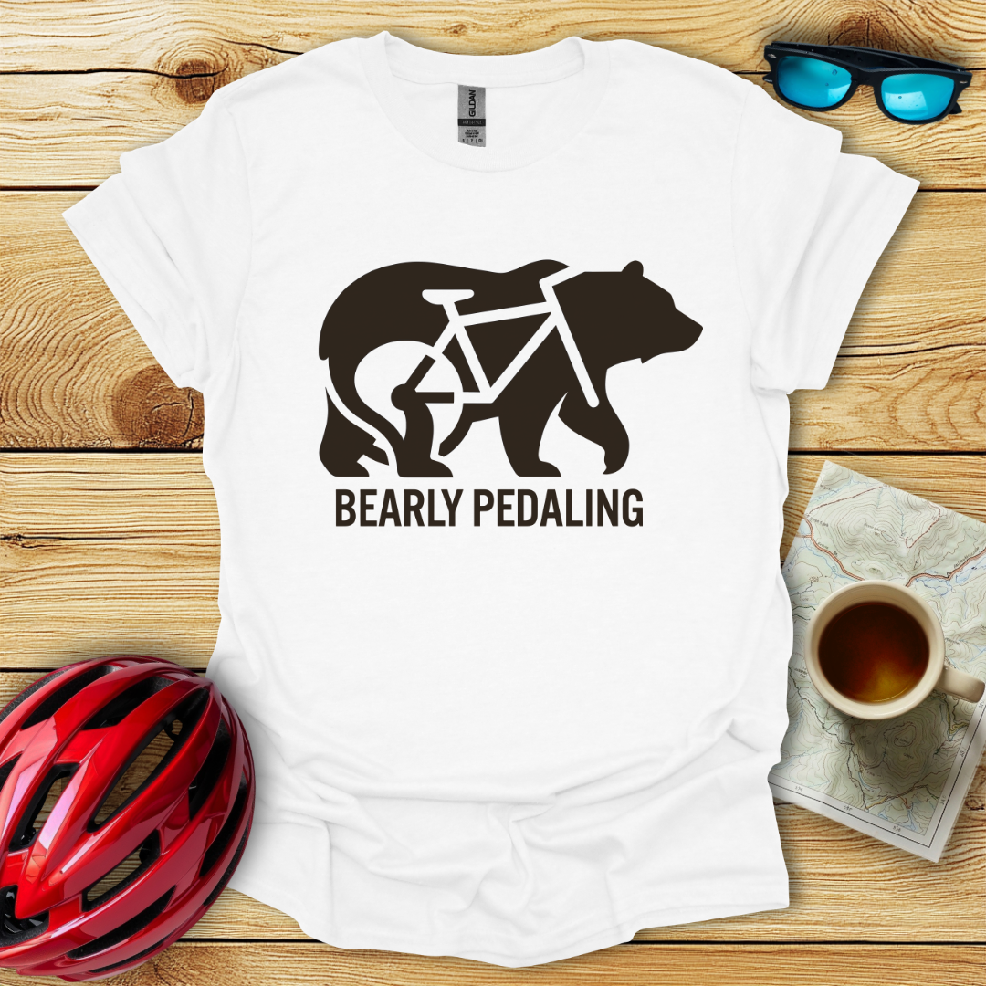 Bearly Pedaling T-Shirt