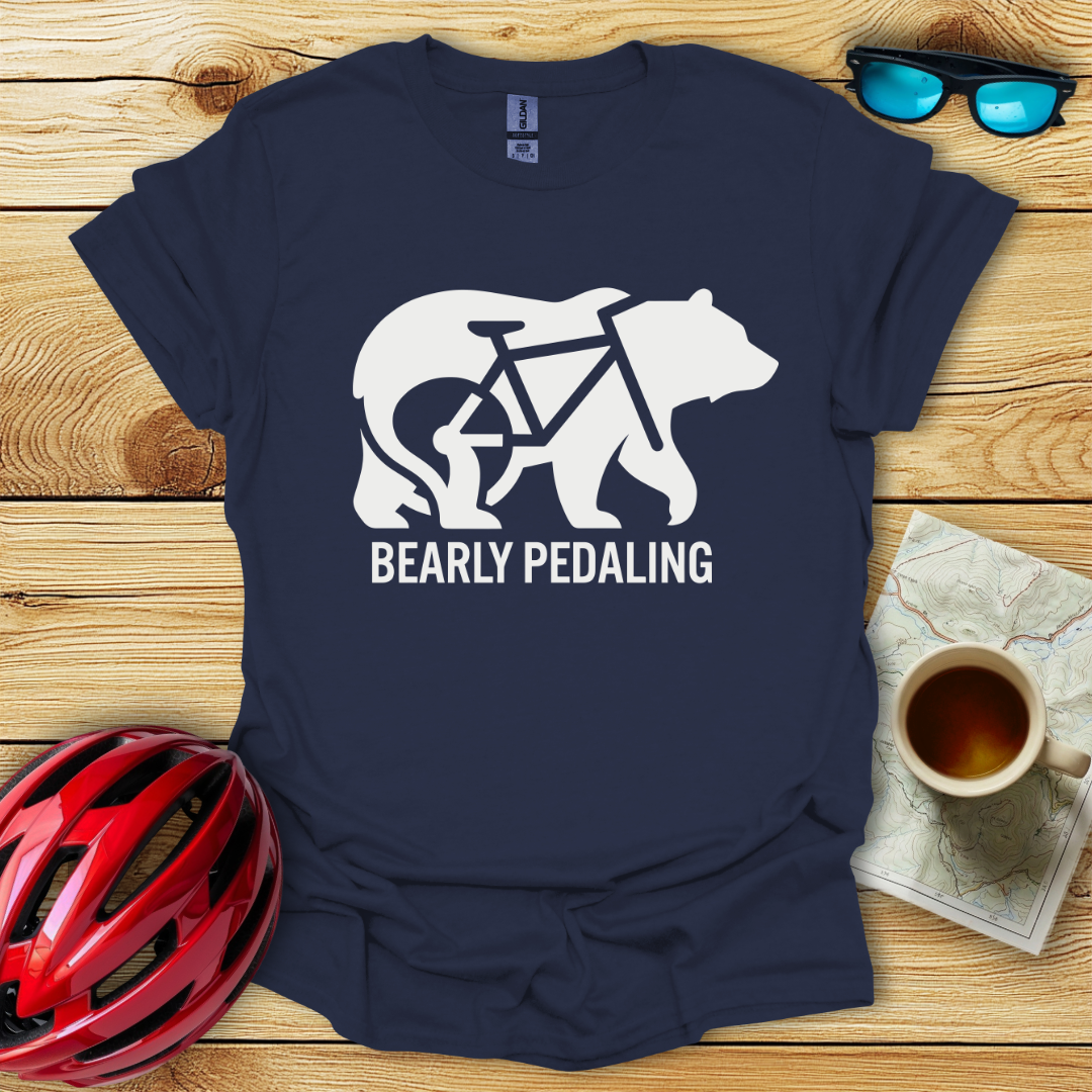 Bearly Pedaling T-Shirt