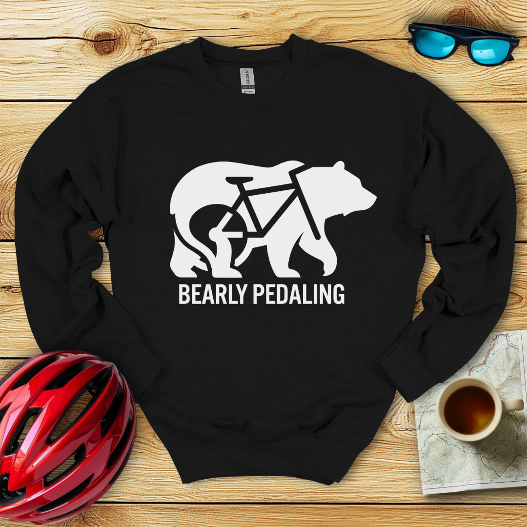 Bearly Pedaling Sweatshirt