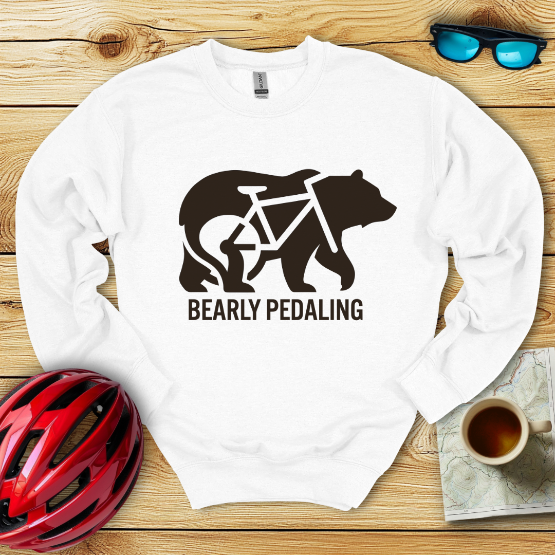 Bearly Pedaling Sweatshirt