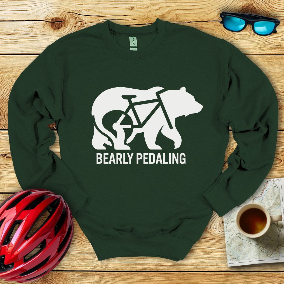Bearly Pedaling Sweatshirt