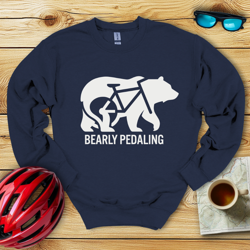 Bearly Pedaling Sweatshirt