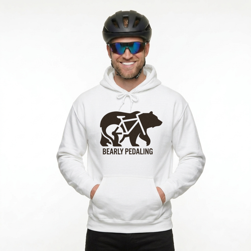 Bearly Pedaling Hoodie