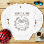 Woman's Coffee & Bike Routine Sweatshirt