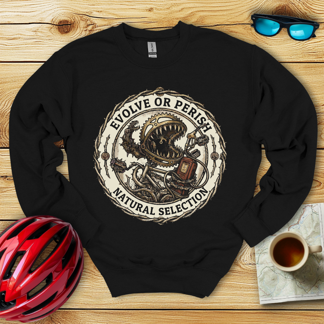 Evolve Or Perish Cycling Sweatshirt