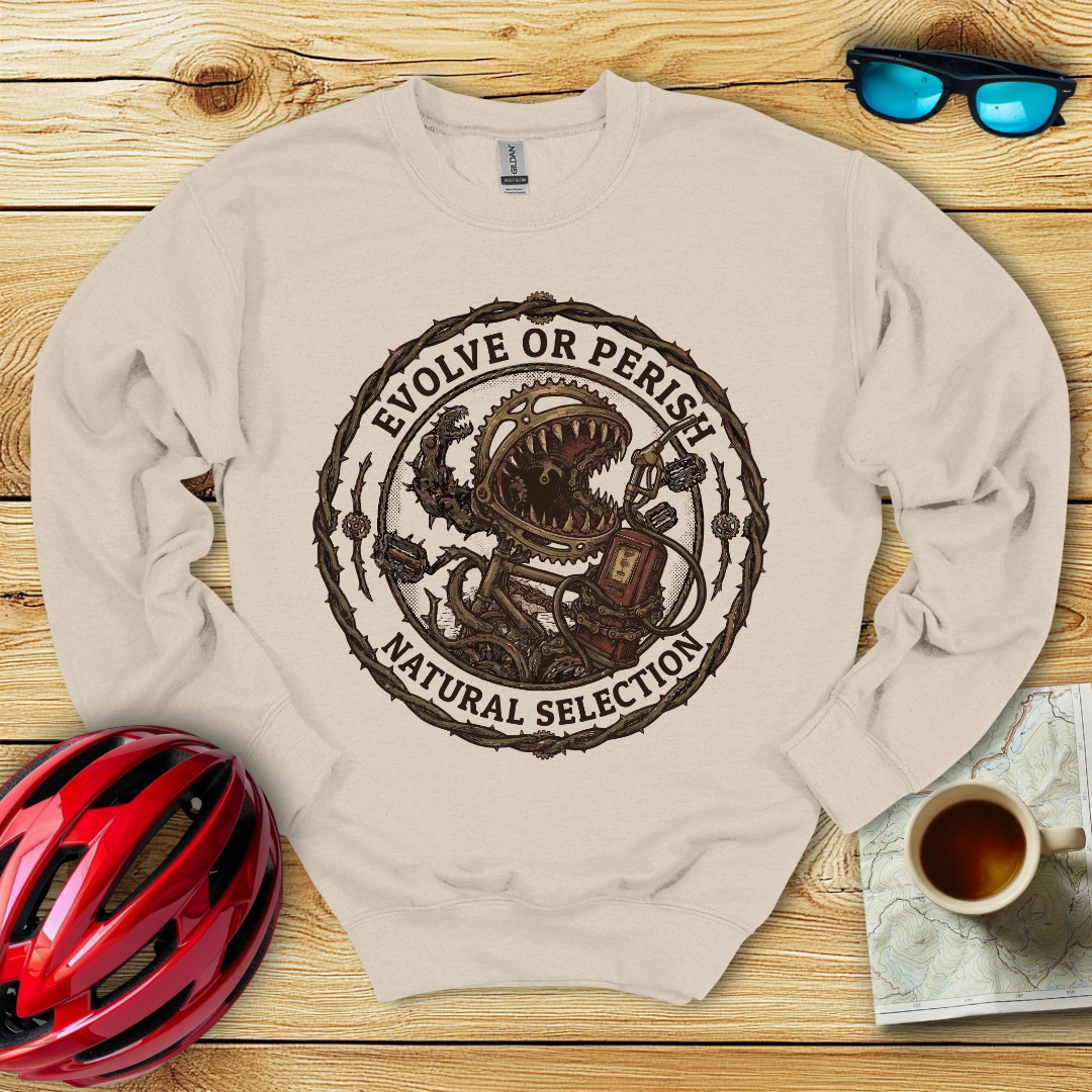 Evolve Or Perish Cycling Sweatshirt