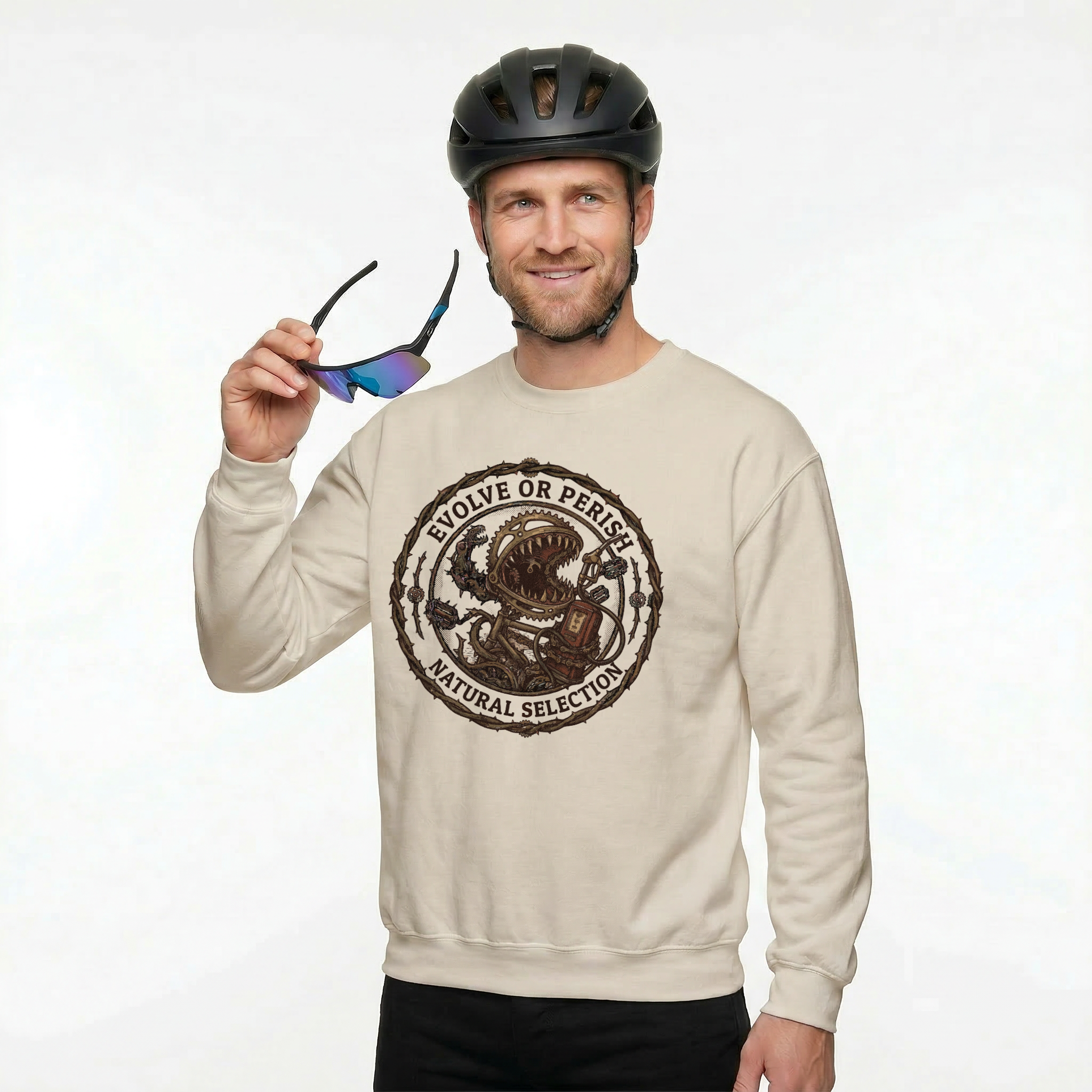 Evolve Or Perish Cycling Sweatshirt