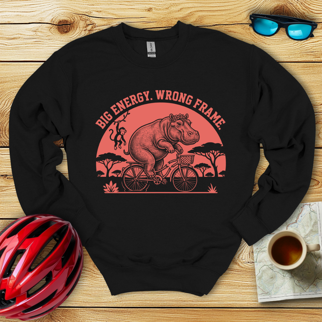 Wrong Frame Hippo Sweatshirt