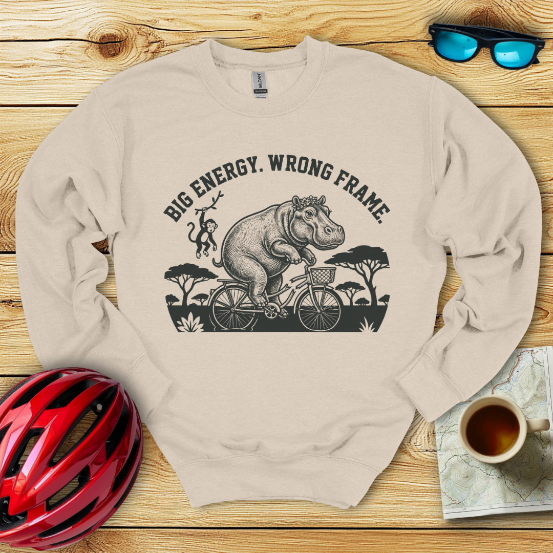 Wrong Frame Hippo Sweatshirt