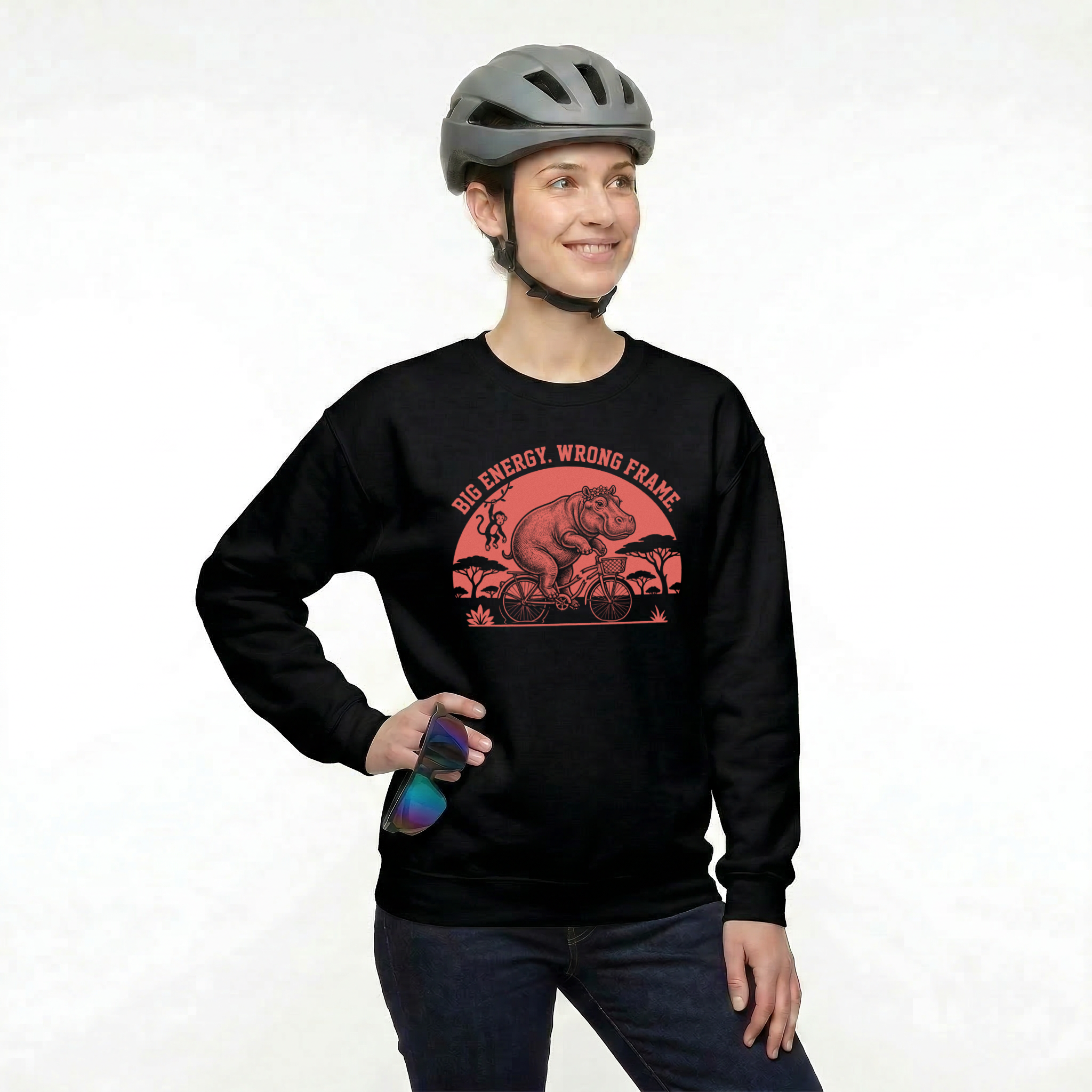 Wrong Frame Hippo Sweatshirt