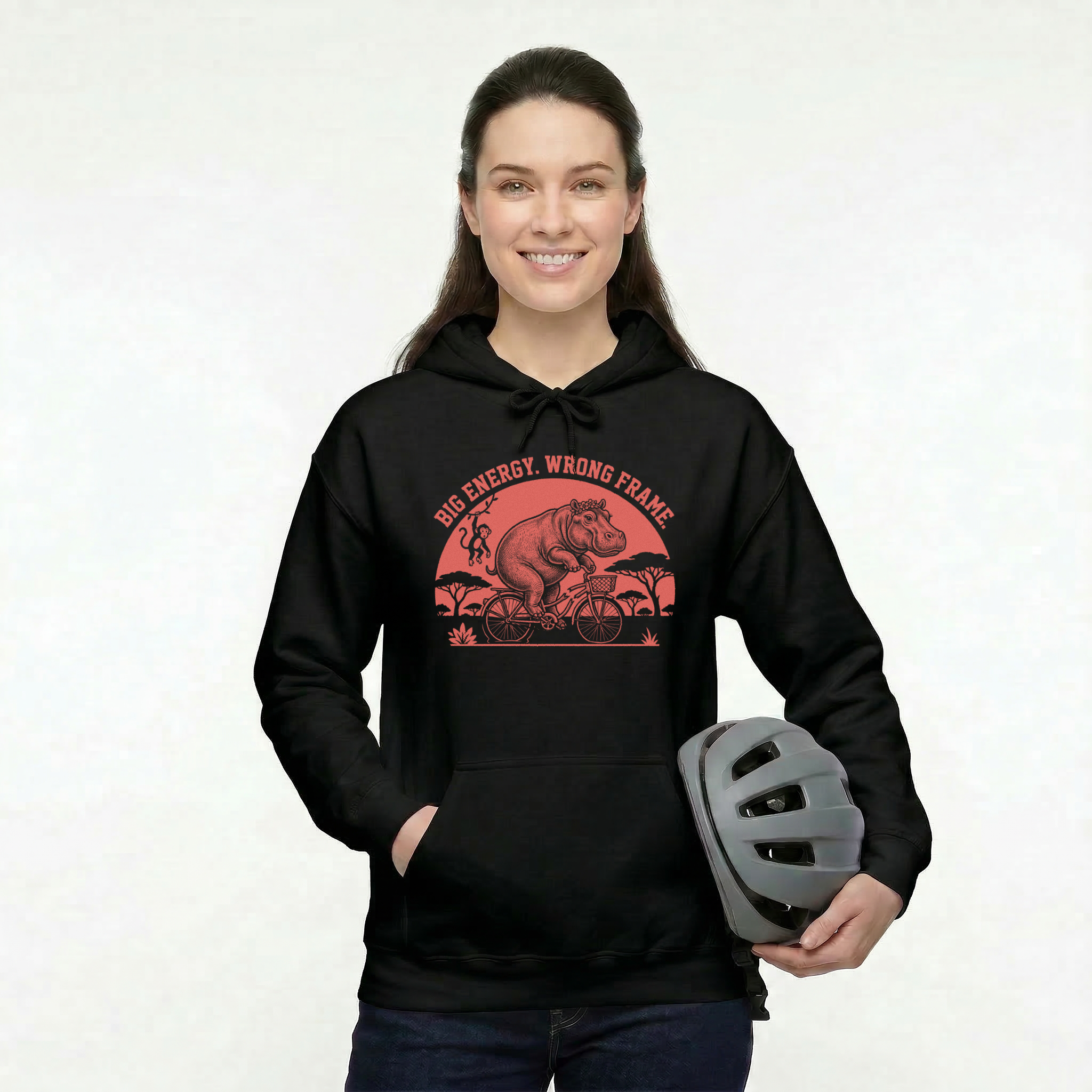 Wrong Frame Hippo Hoodie