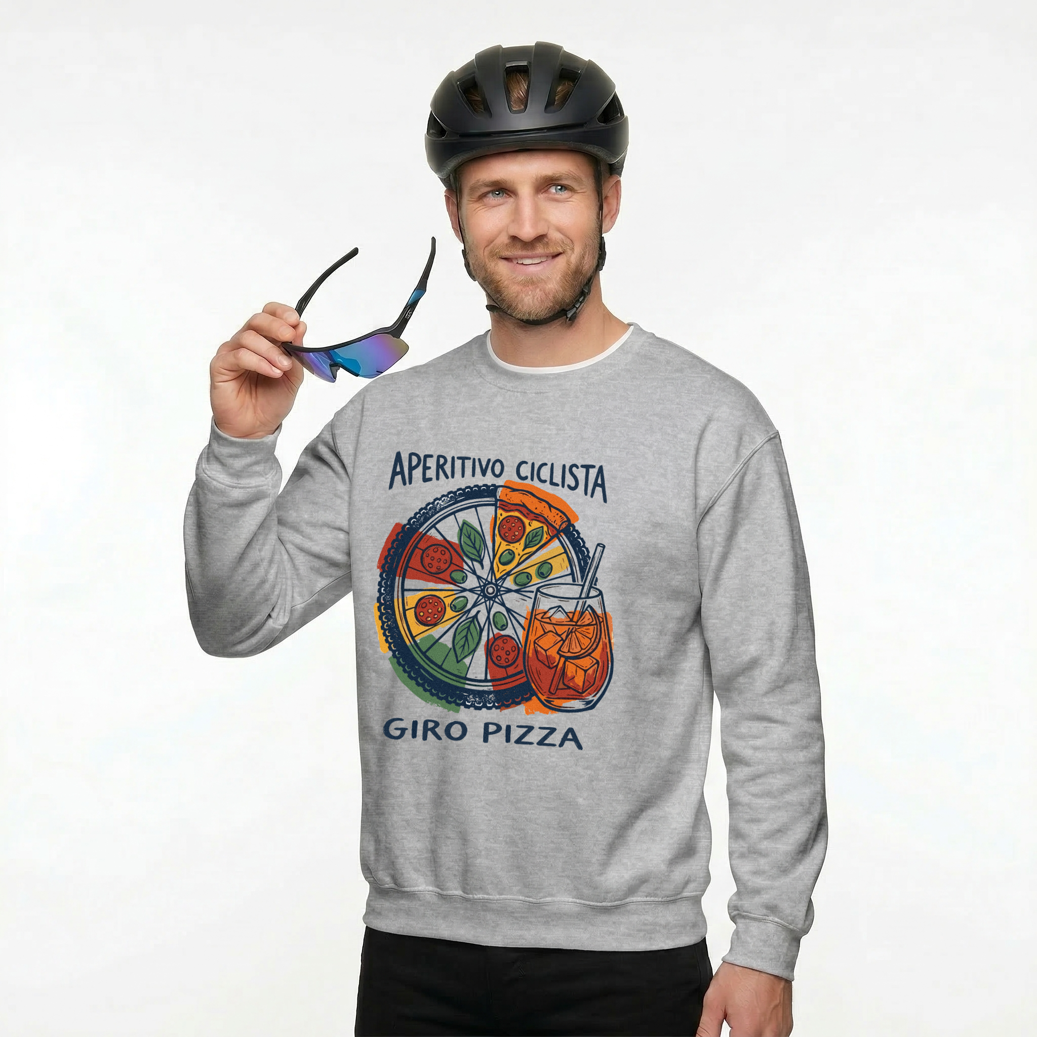 Giro Pizza Ciclista Felpa