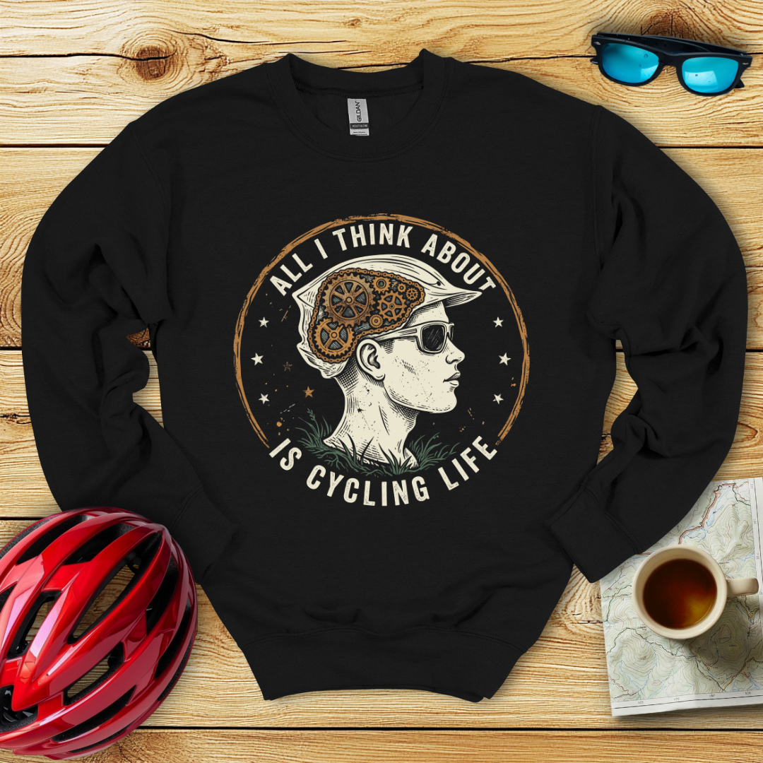 Cycling Life Gears Sweatshirt